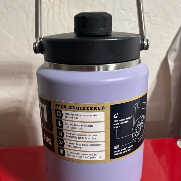 Yeti Rambler Half Gallon Jug Seasonal Color Cosmic Lilac Mag Cap Brand New - Picture 3 of 10